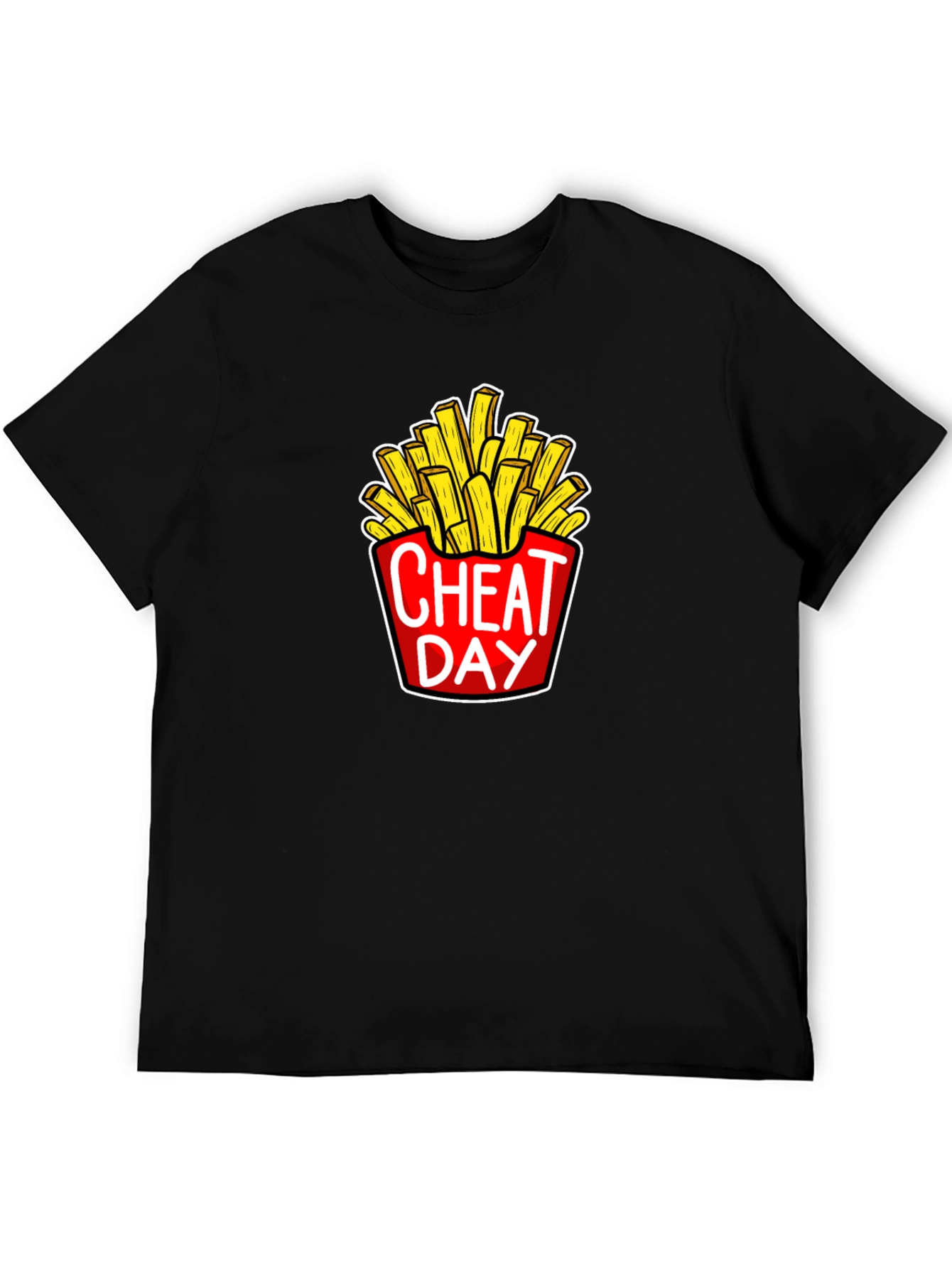 Cheat Day French Fries Graphic Tee - Unisex