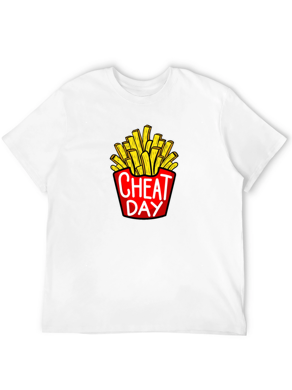 Cheat Day French Fries Graphic Tee - Unisex