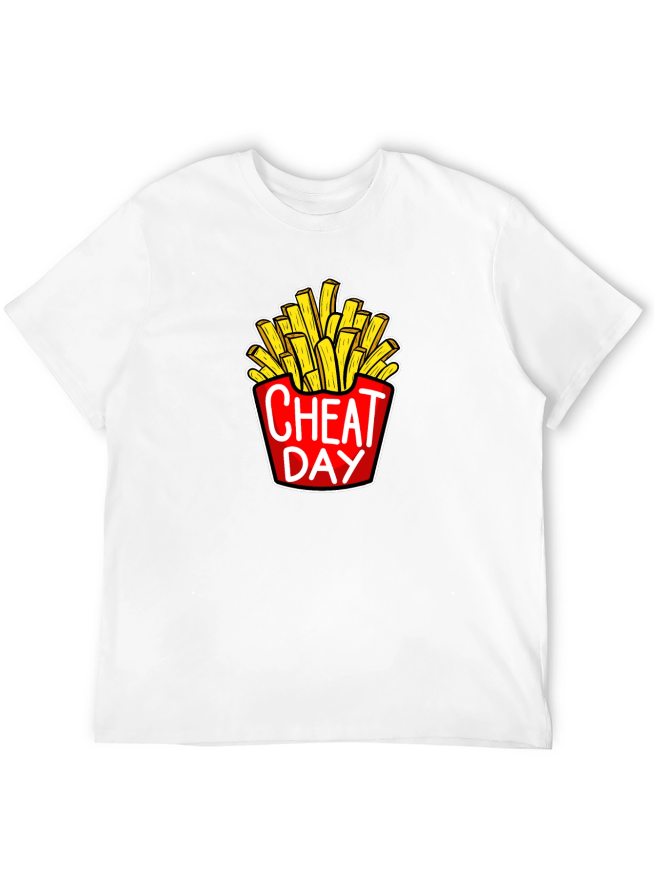 Cheat Day French Fries Graphic Tee - Unisex