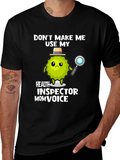 Health Inspector Mom Voice Graphic T-Shirt