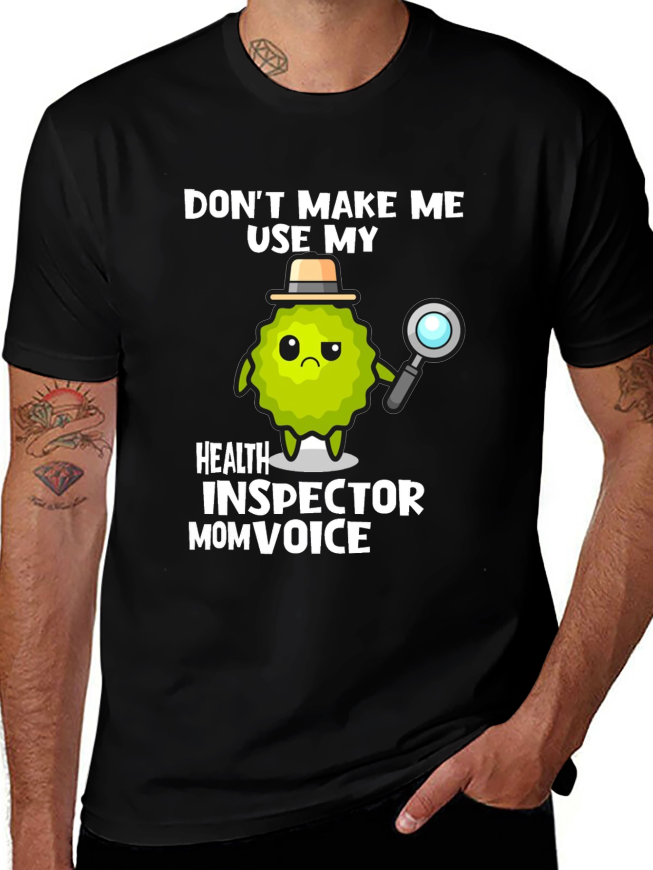 Health Inspector Mom Voice Graphic T-Shirt