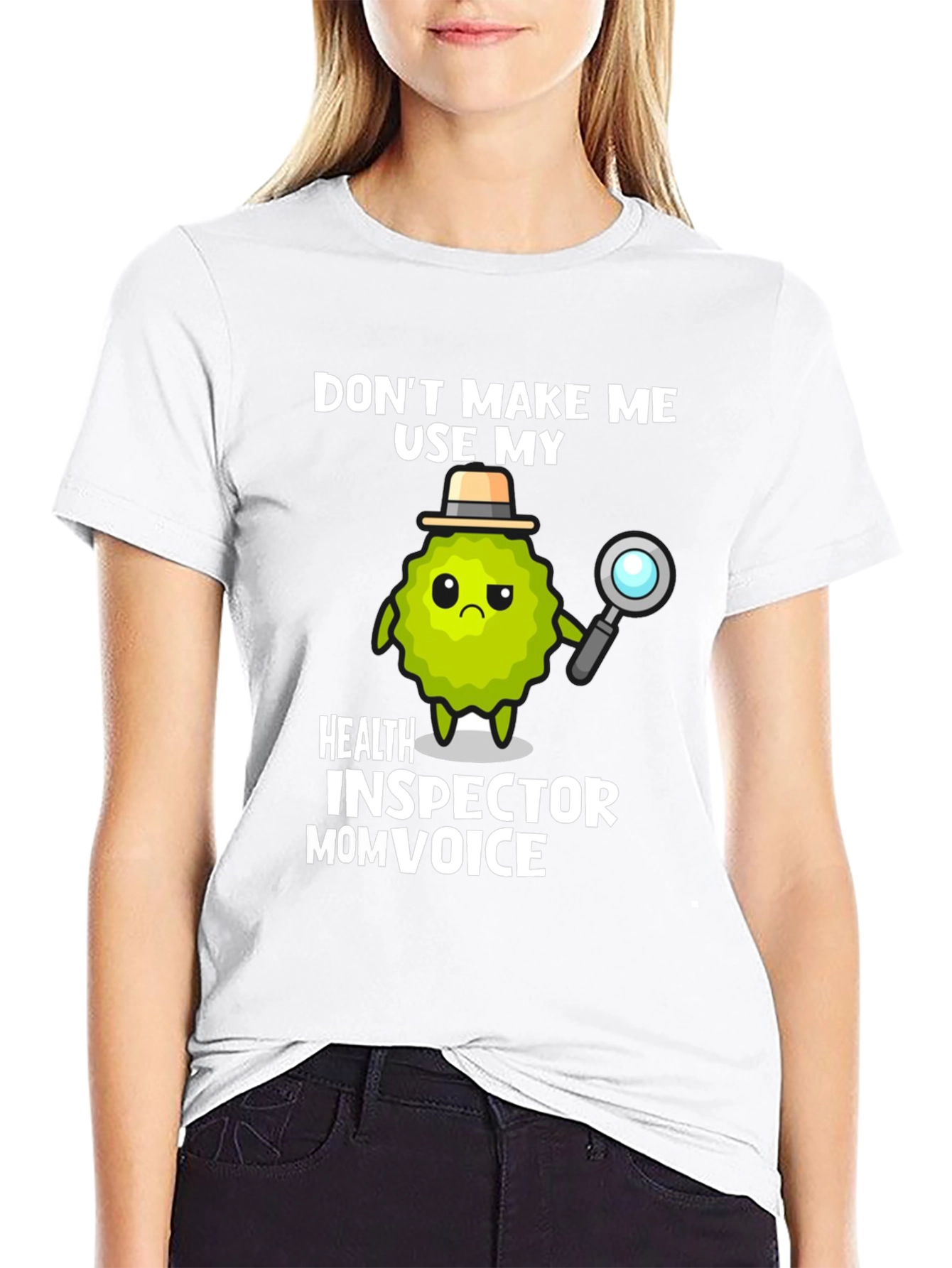 Health Inspector Mom Voice Graphic T-Shirt