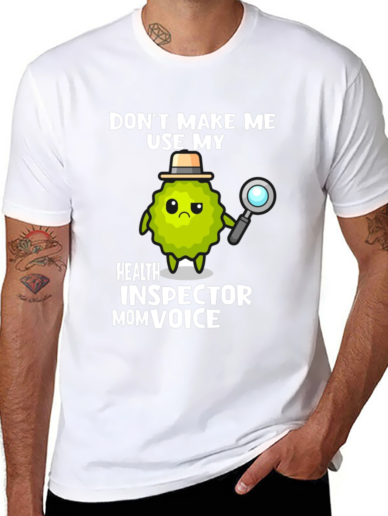 Health Inspector Mom Voice Graphic T-Shirt