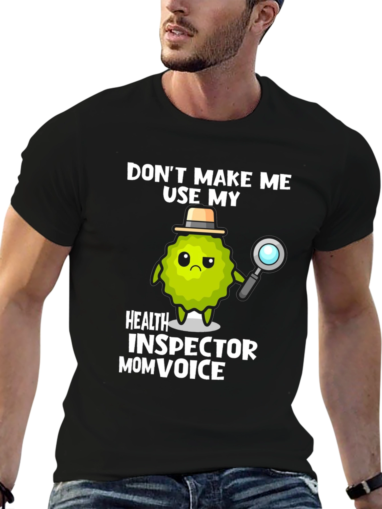 Health Inspector Mom Voice Graphic T-Shirt