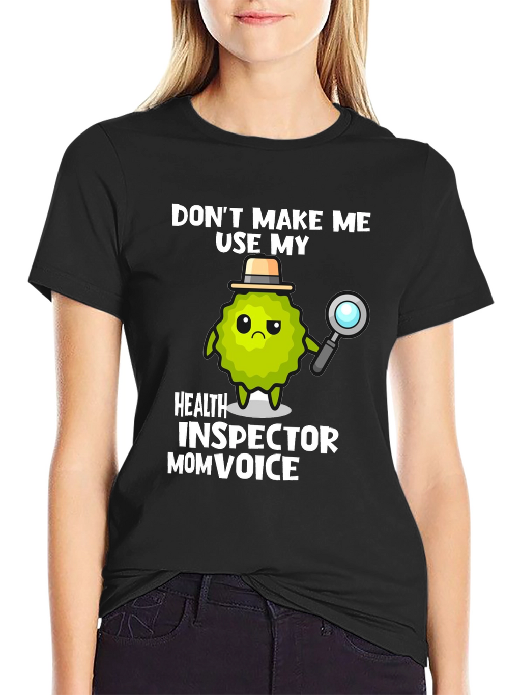 Health Inspector Mom Voice Graphic T-Shirt