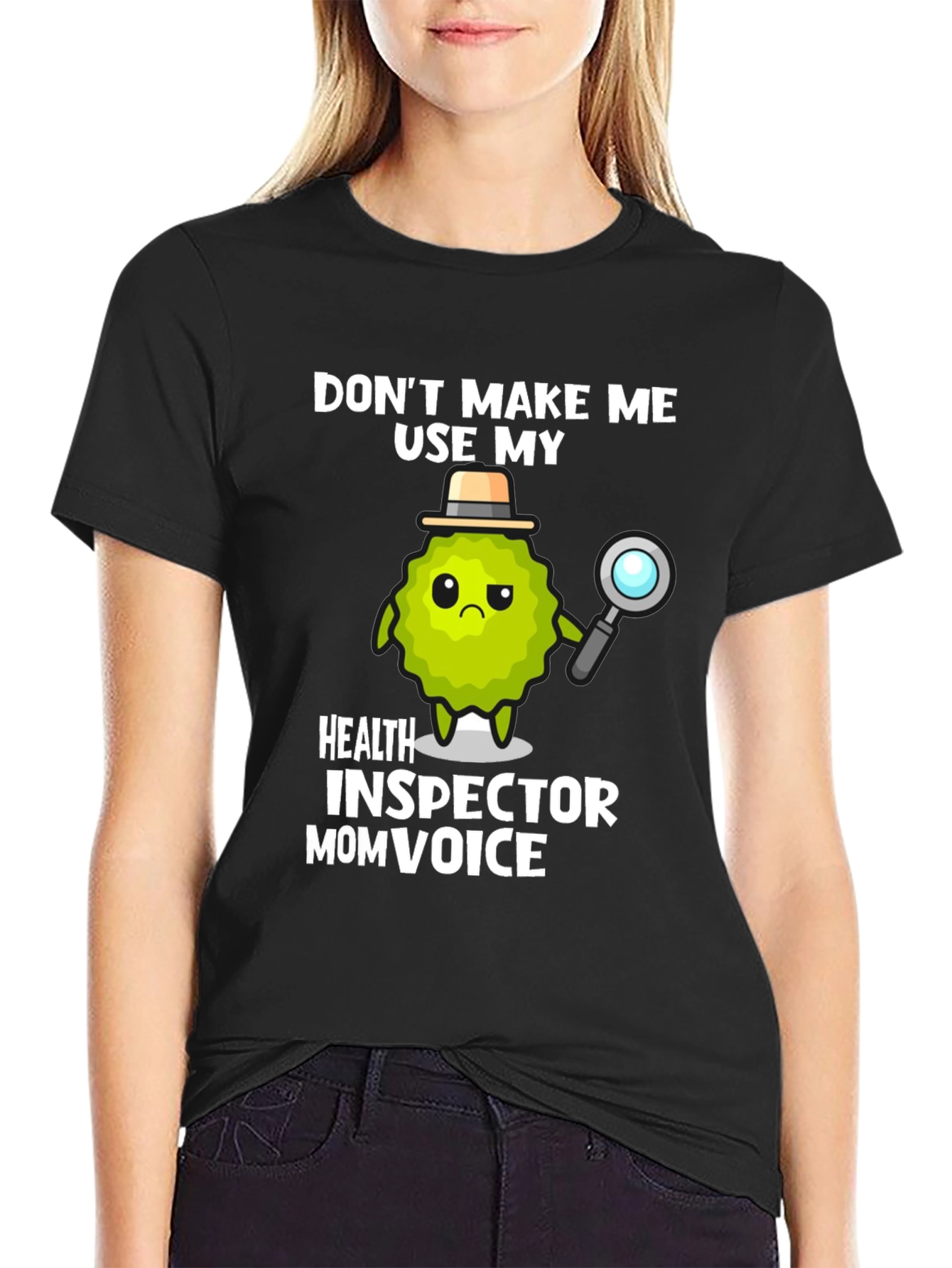 Health Inspector Mom Voice Graphic T-Shirt