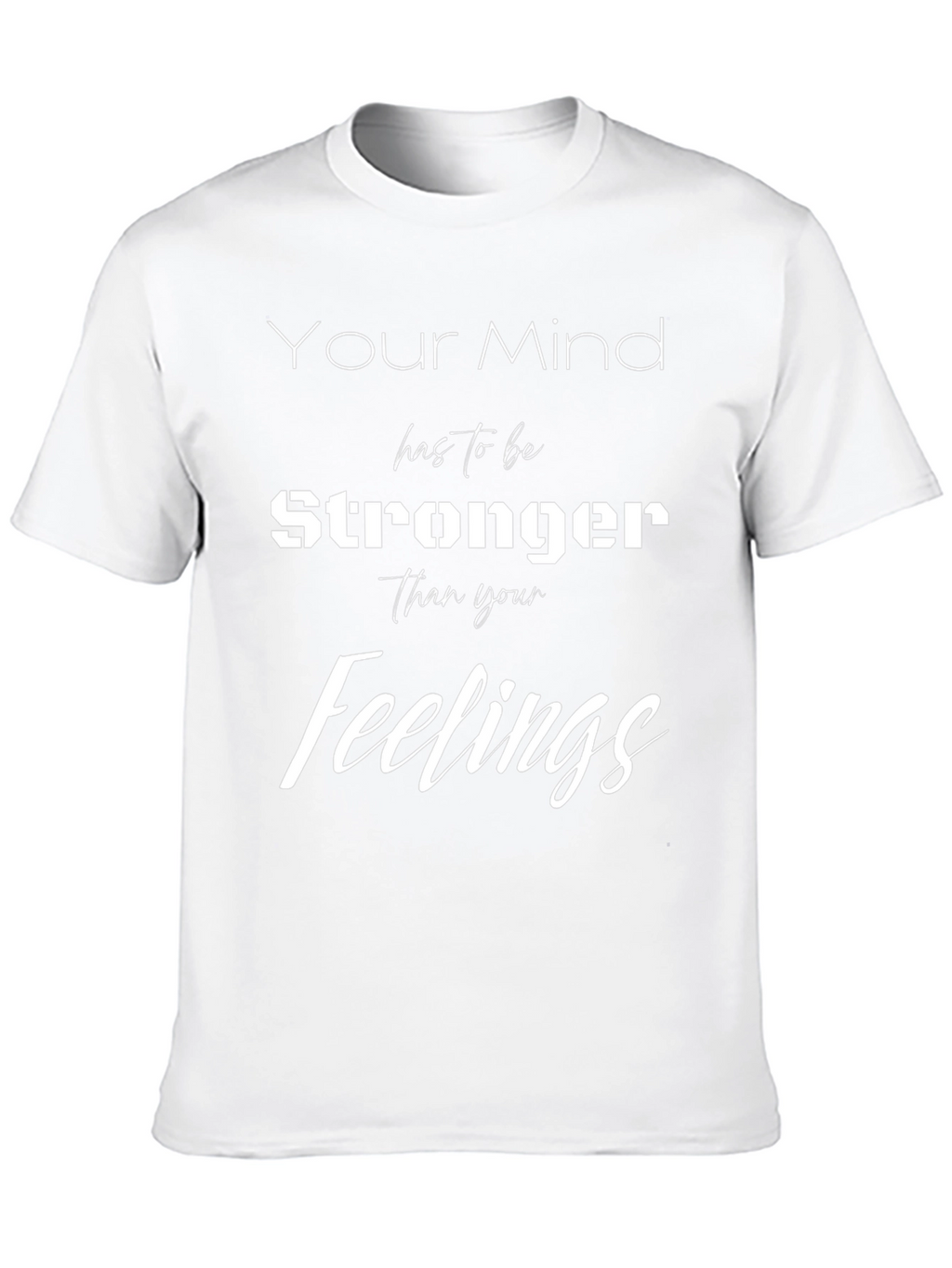 Mind Over Feelings Graphic T-Shirt