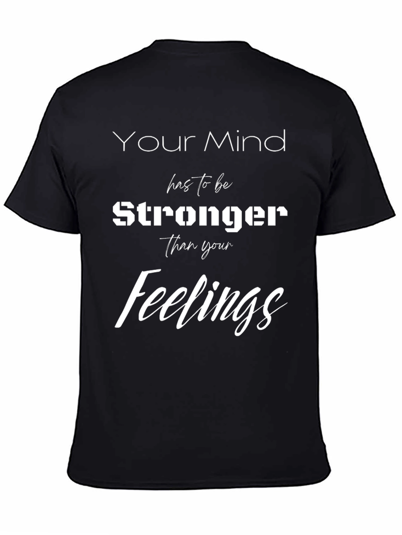 Mind Over Feelings Graphic T-Shirt