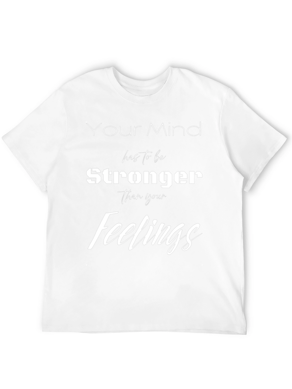 Mind Over Feelings Graphic T-Shirt