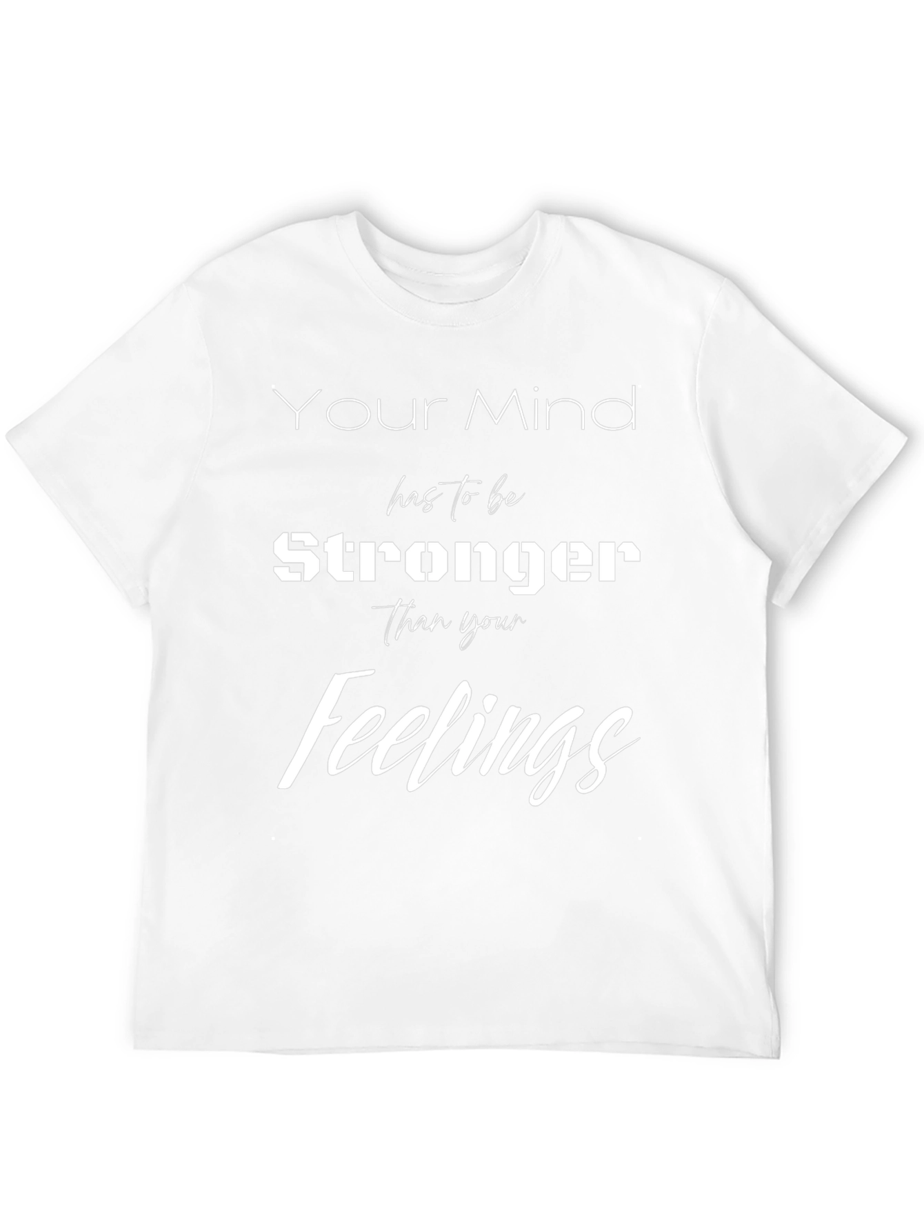Mind Over Feelings Graphic T-Shirt