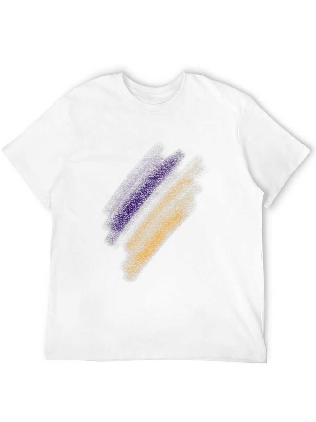Abstract Stripe Tee - Black