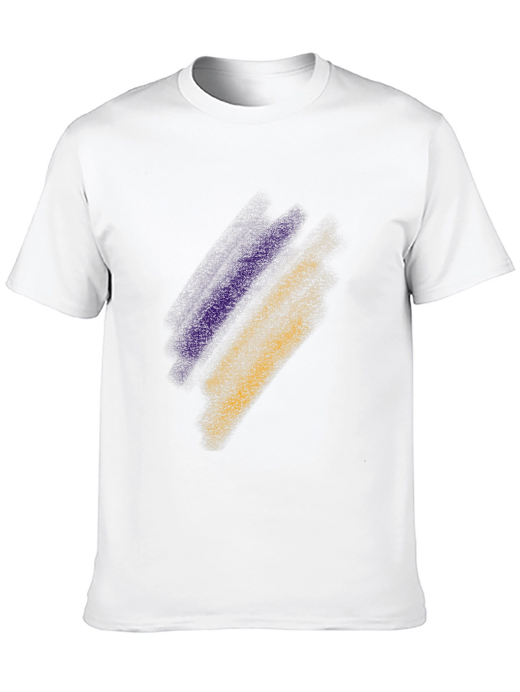 Abstract Stripe Tee - Black