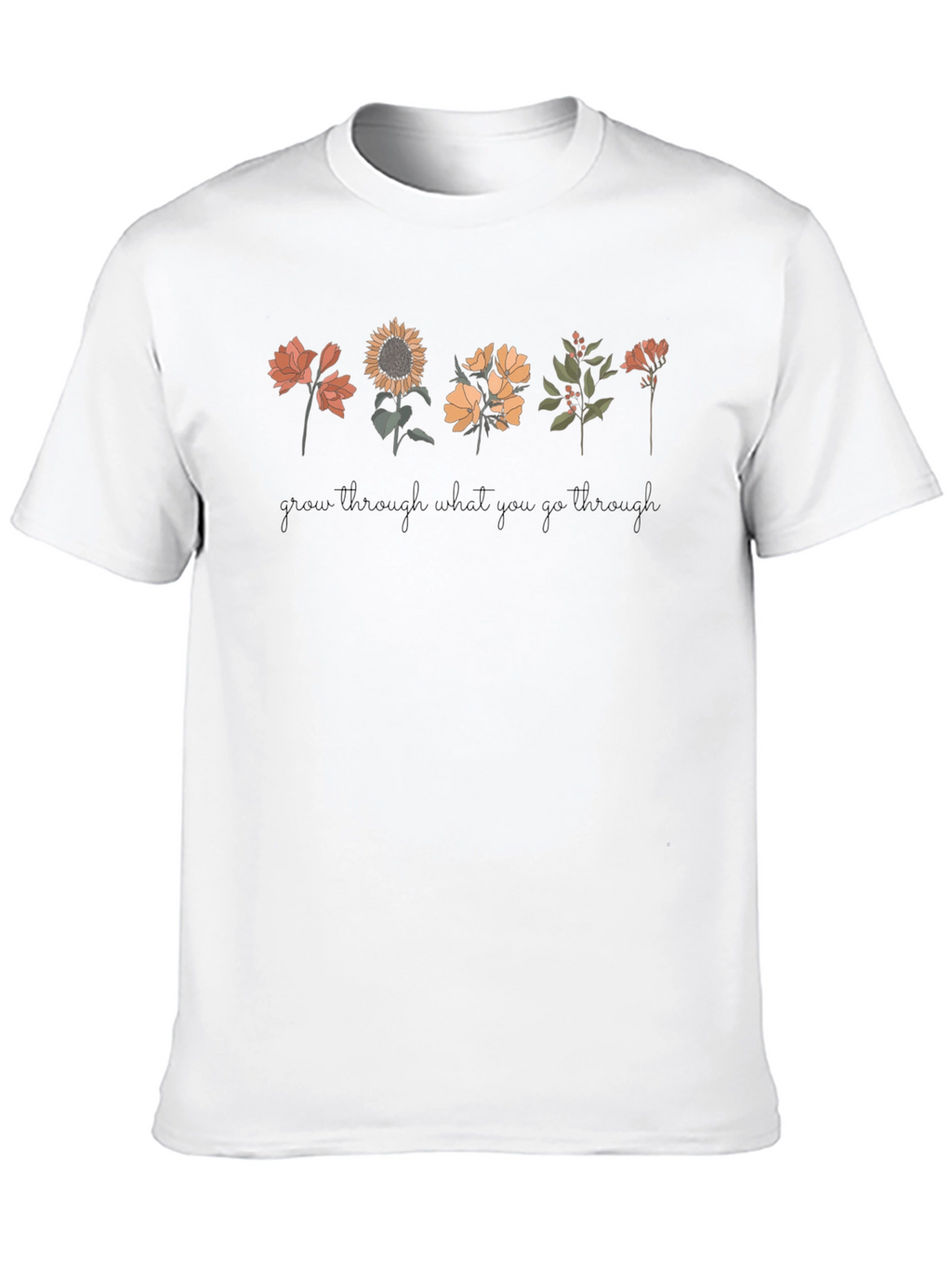 Grow Through What You Go Through Graphic Tee