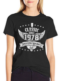 Classic Since 1978 Black T-Shirt