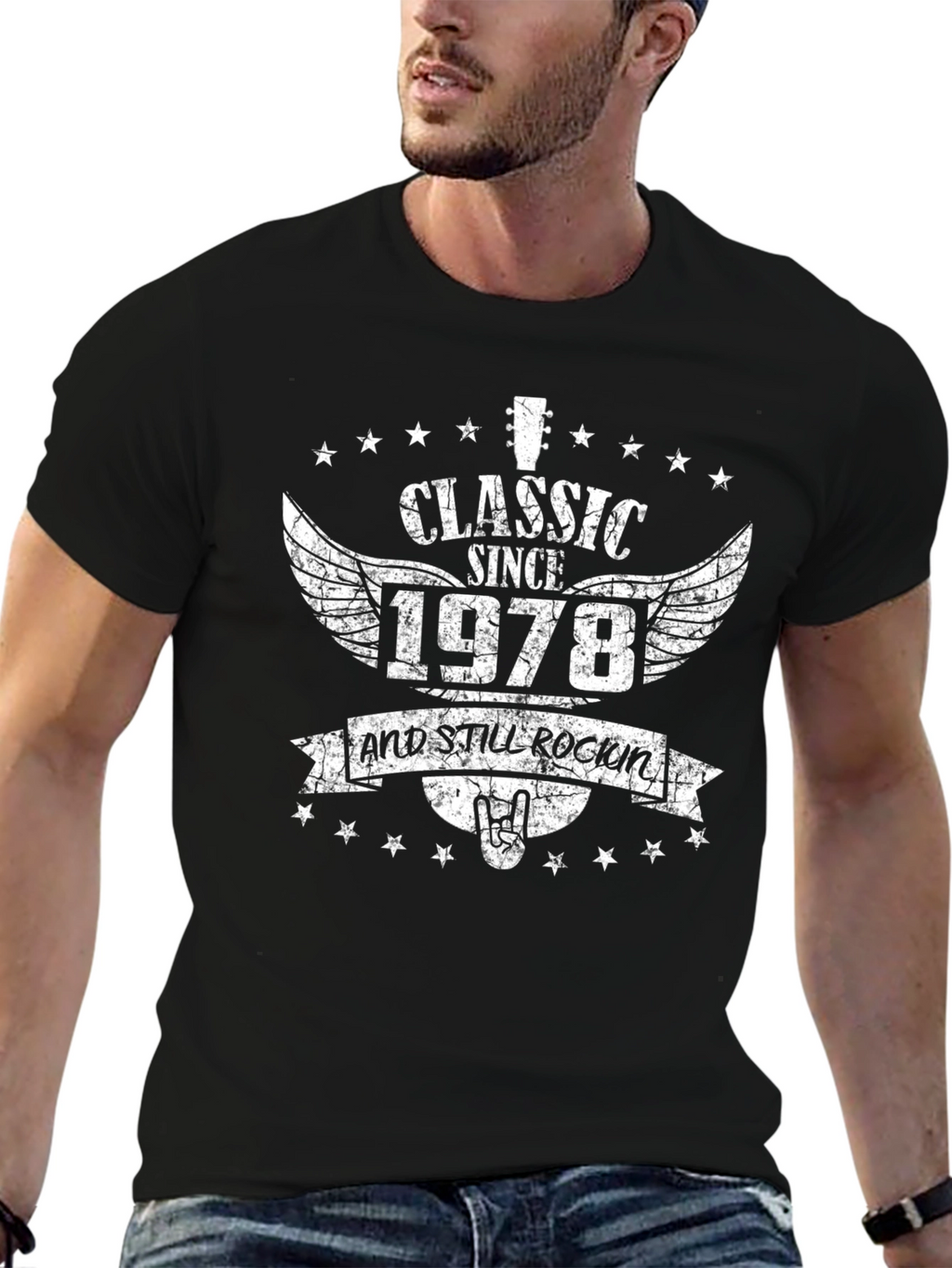 Classic Since 1978 Black T-Shirt