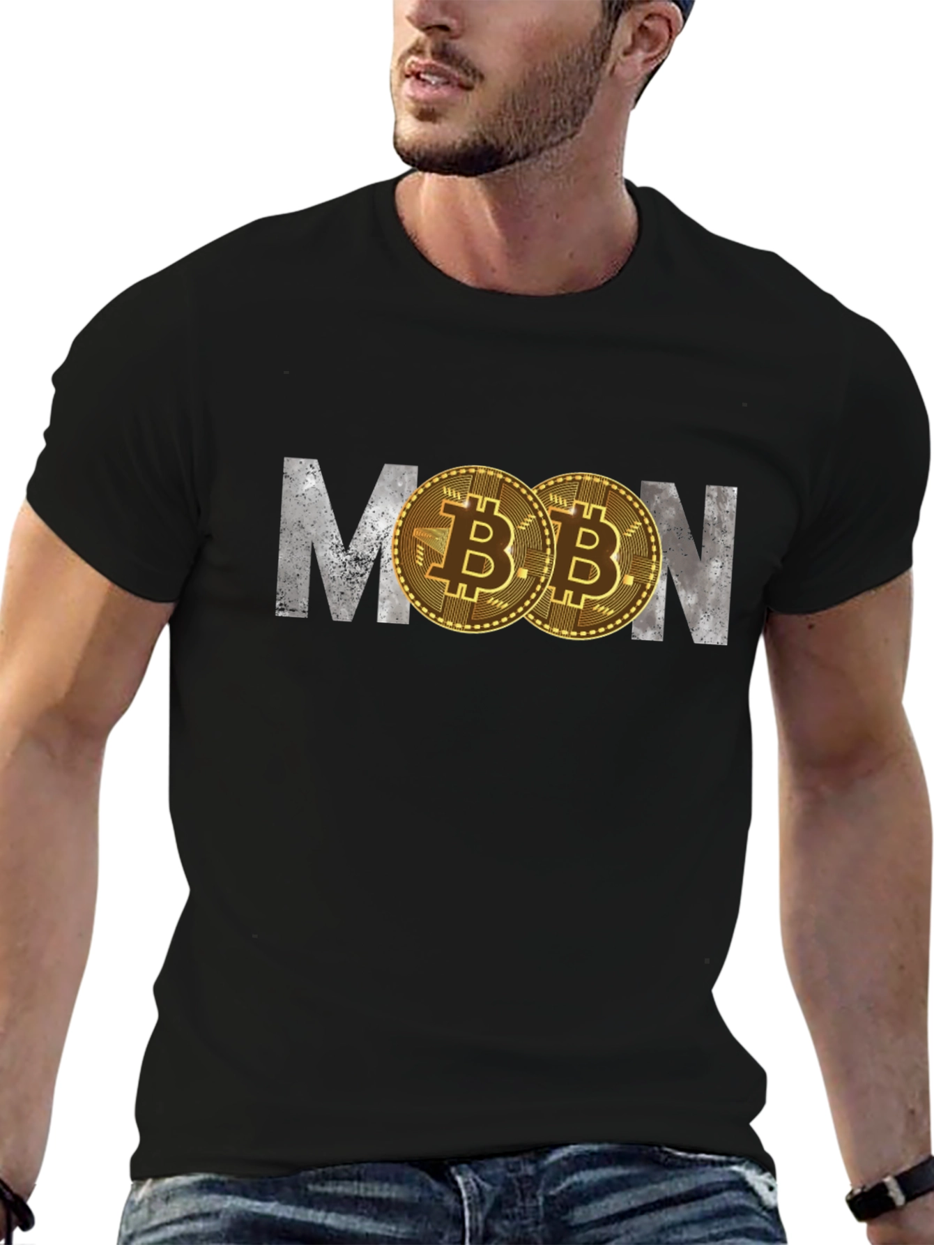Bitcoin To The Moon T-Shirt Crypto BTC HODL
