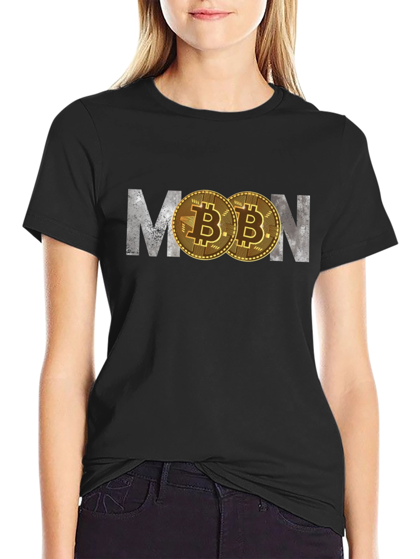 Bitcoin To The Moon T-Shirt Crypto BTC HODL