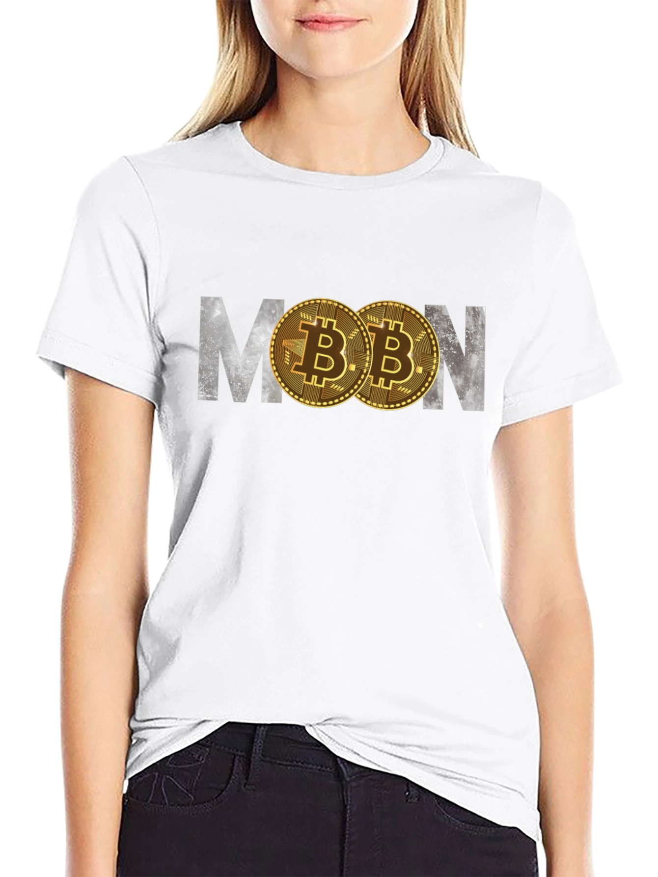 Bitcoin To The Moon T-Shirt Crypto BTC HODL