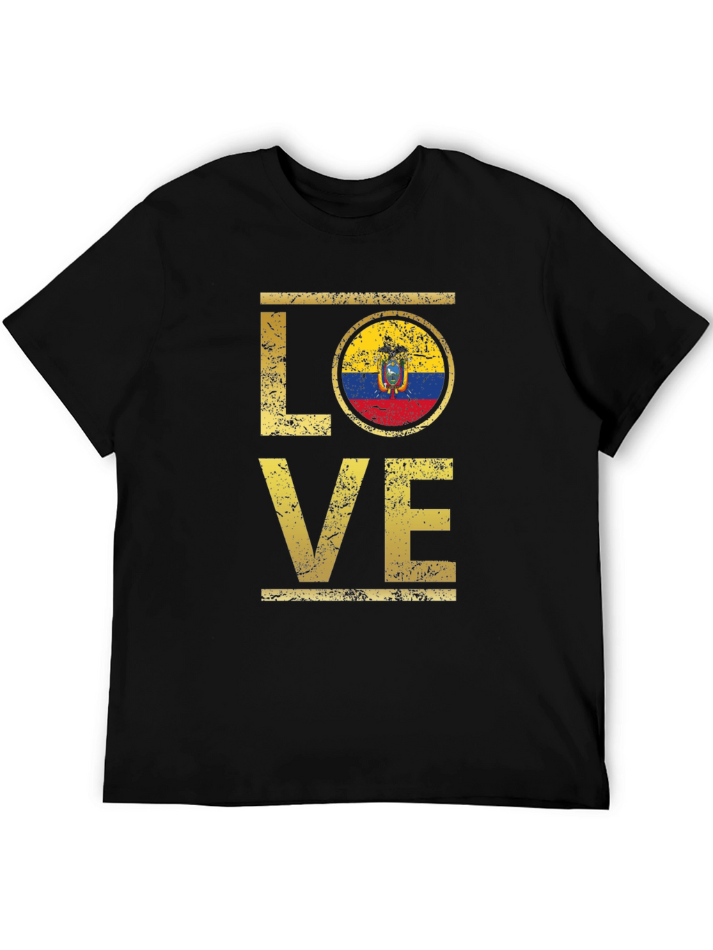 Ecuador Flag Love T-Shirt