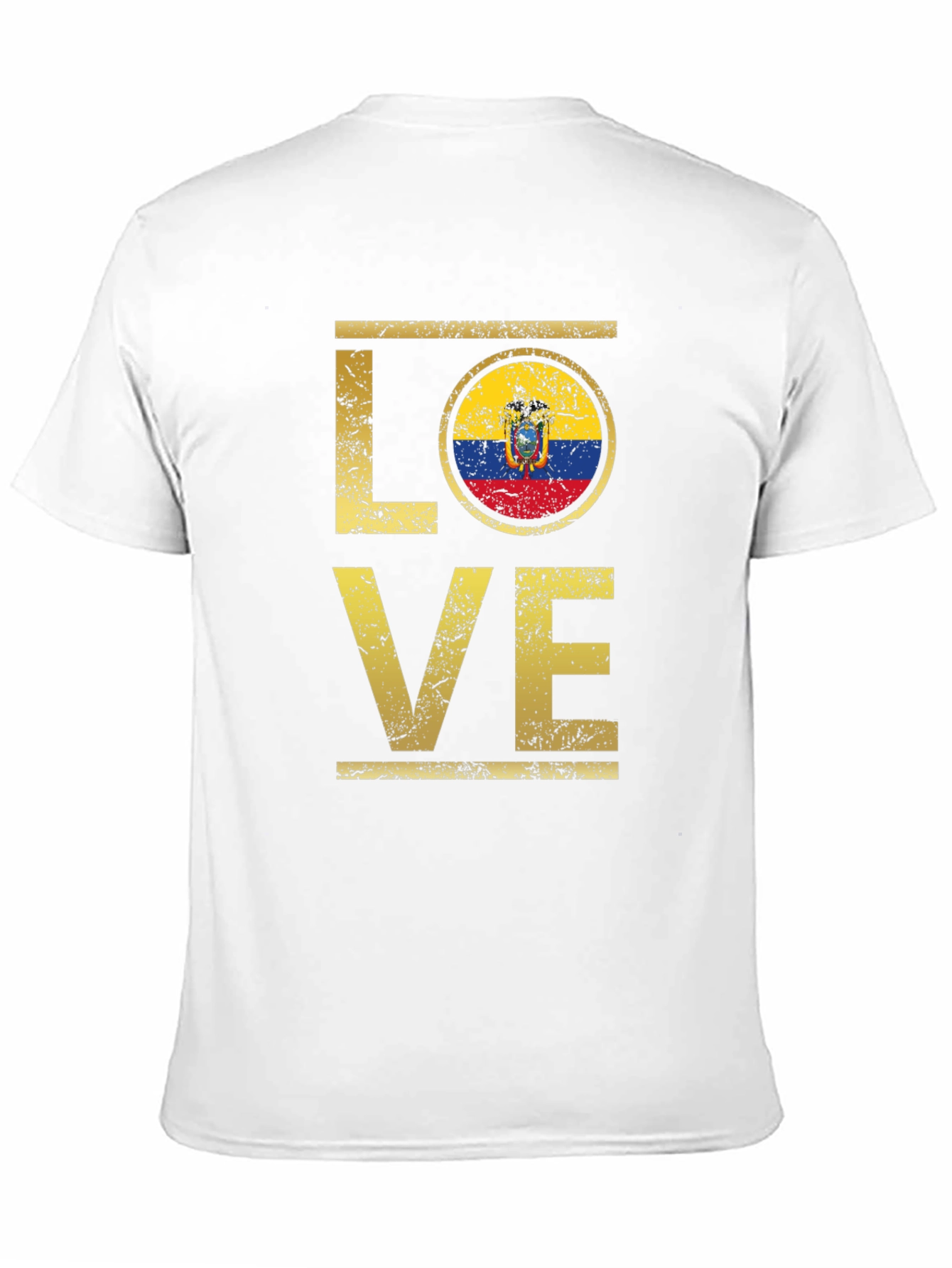 Ecuador Flag Love T-Shirt