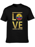 Ecuador Flag Love T-Shirt