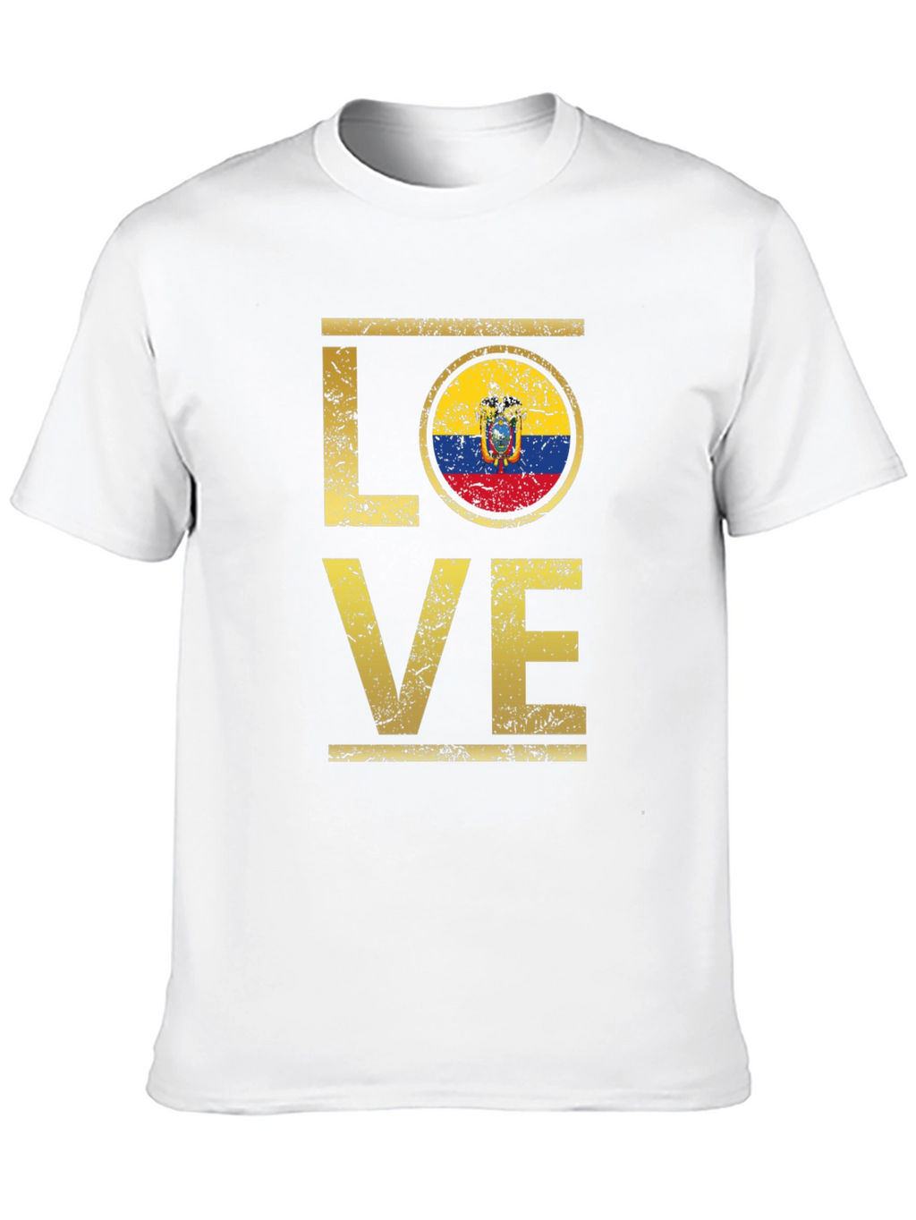 Ecuador Flag Love T-Shirt