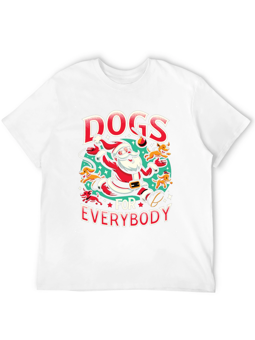 Dogs for Everybody Santa T-Shirt