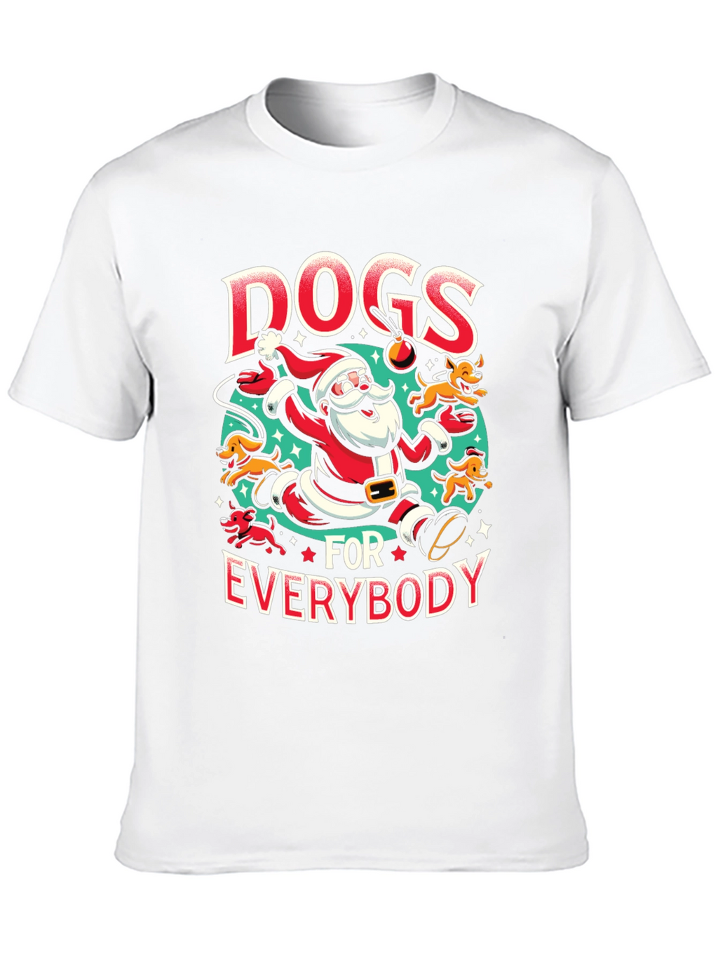 Dogs for Everybody Santa T-Shirt