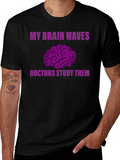 Epilepsy Awareness T-Shirt - My Brain Waves Powerful