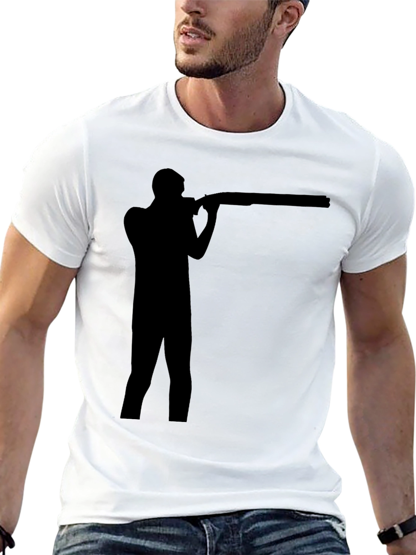 Shooting Silhouette Black T-Shirt