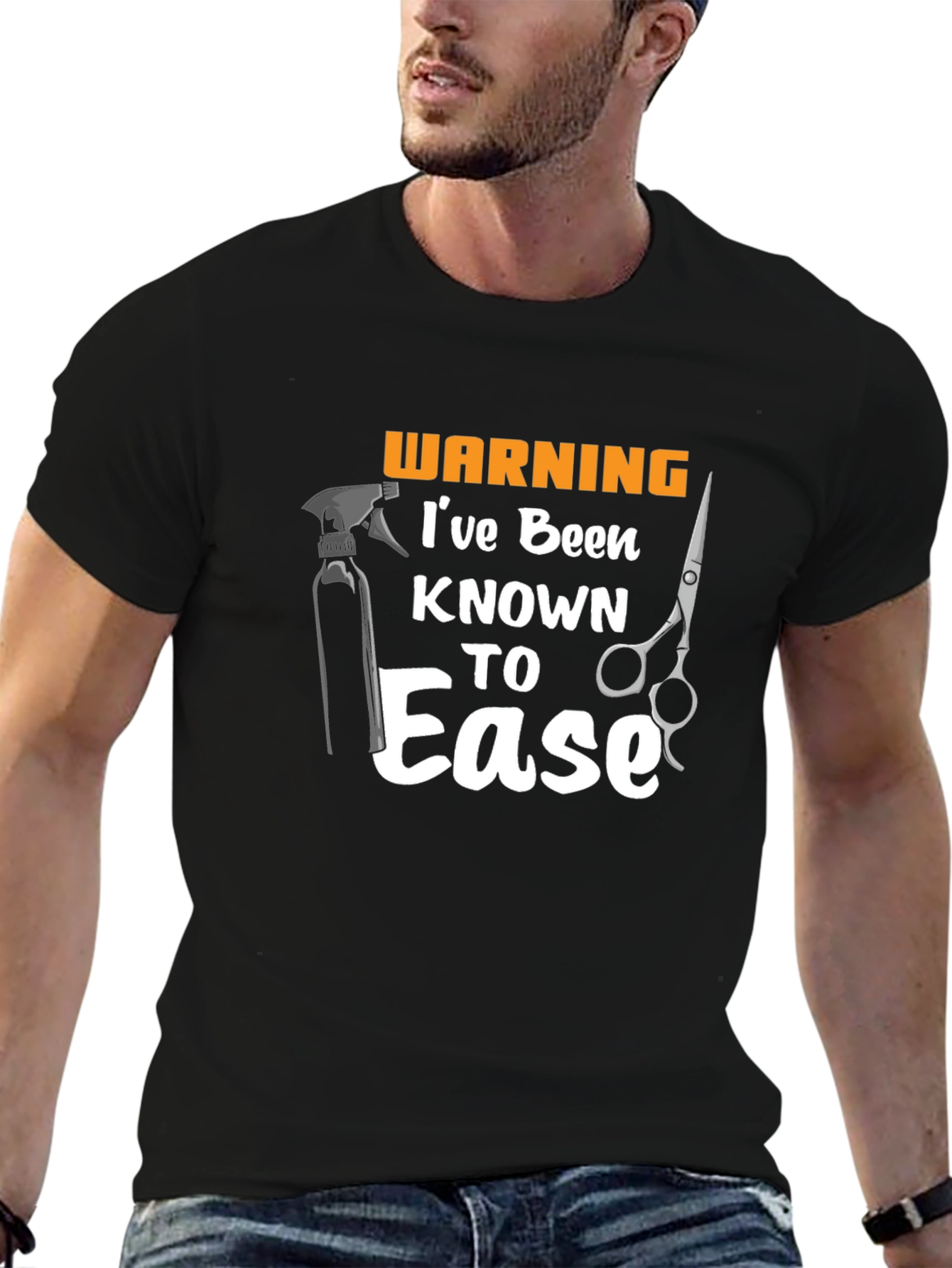 Barber Warning Graphic T-Shirt