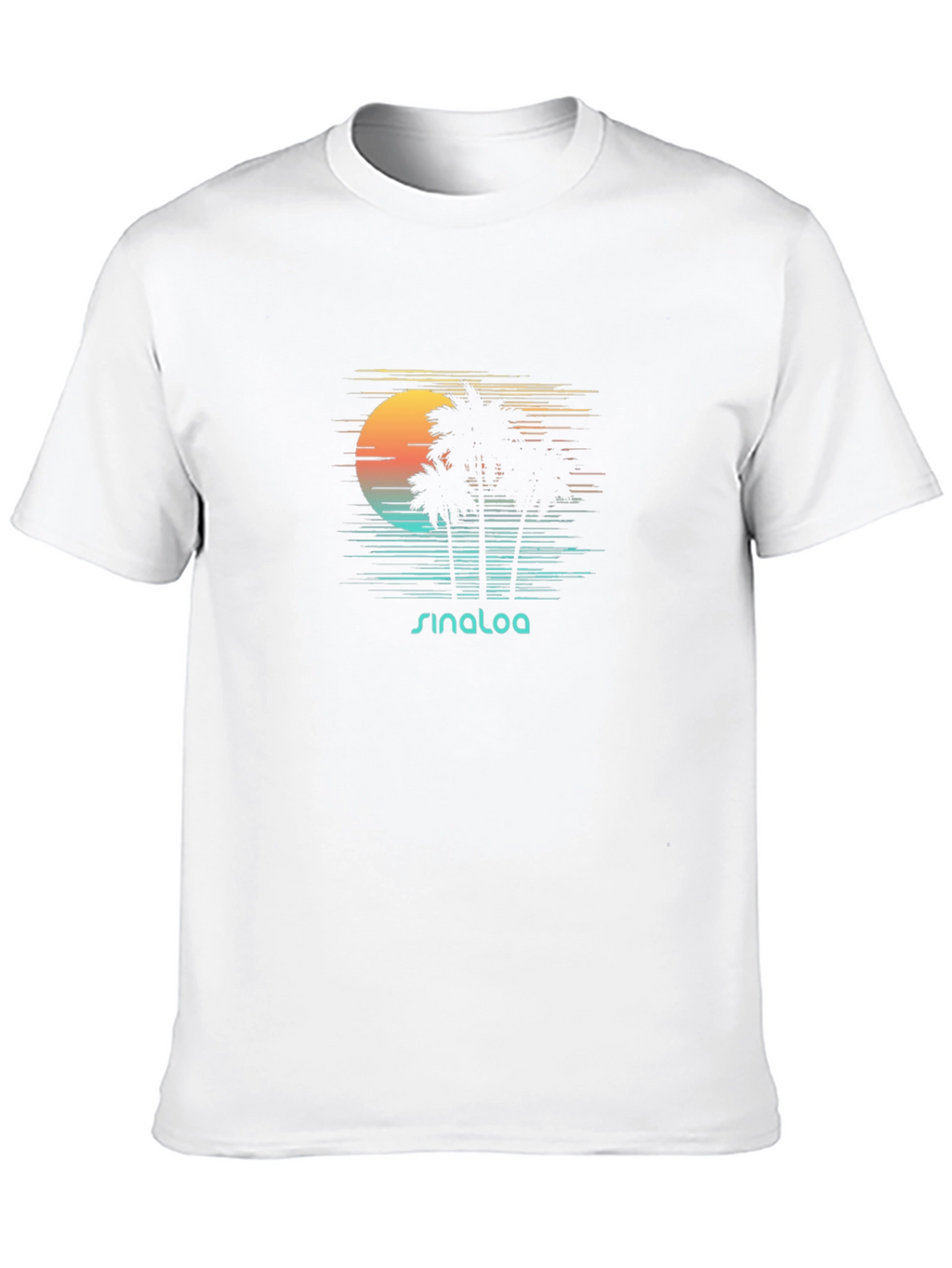 Sinaloa Sunset T-Shirt - Palm Tree Graphic Tee