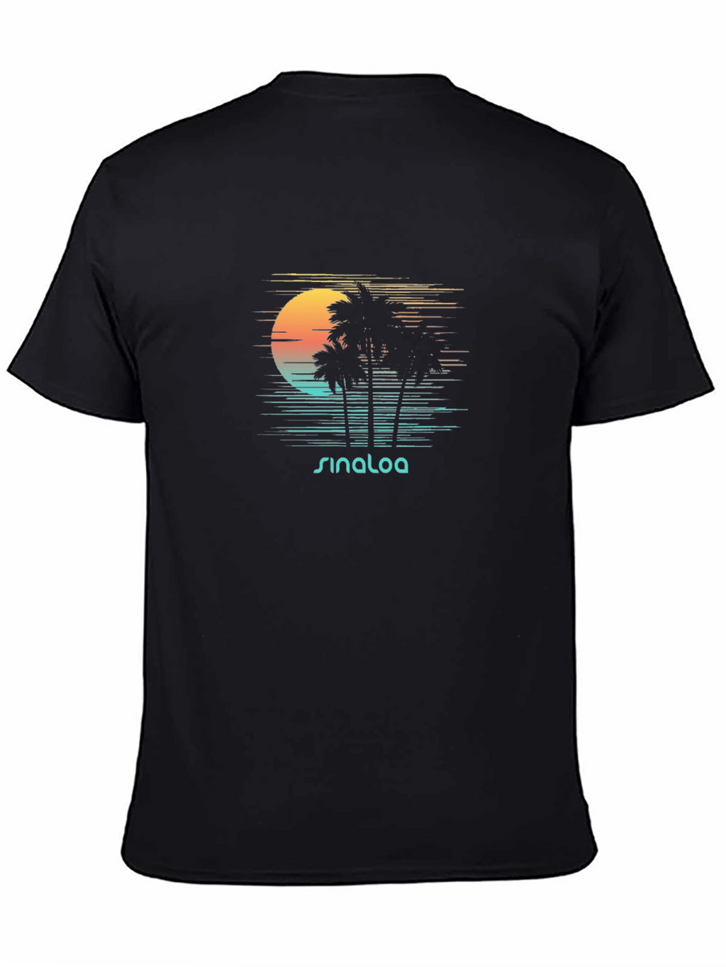 Sinaloa Sunset T-Shirt - Palm Tree Graphic Tee
