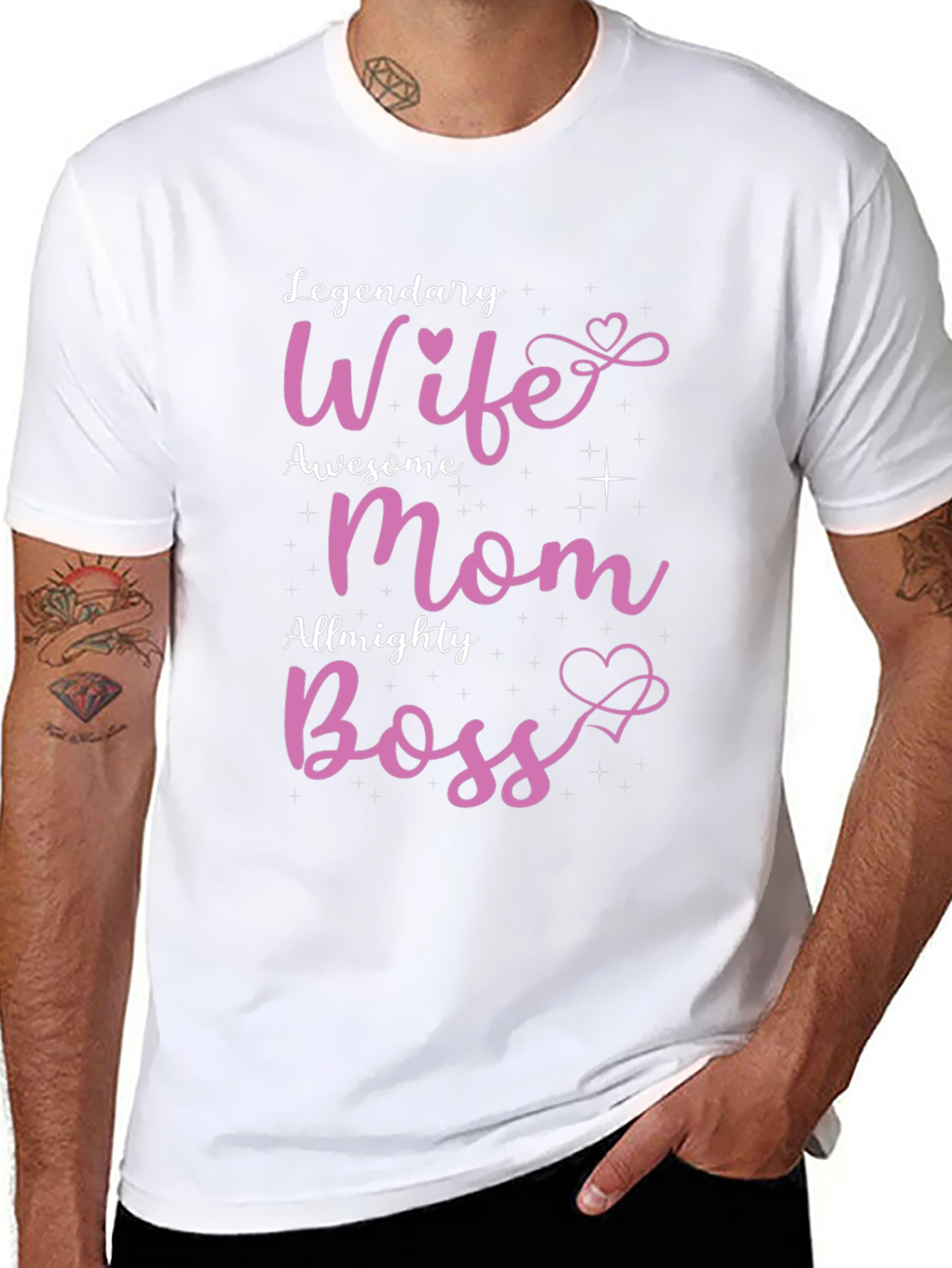 Legendary Wife Awesome Mom Almighty Boss T-Shirt