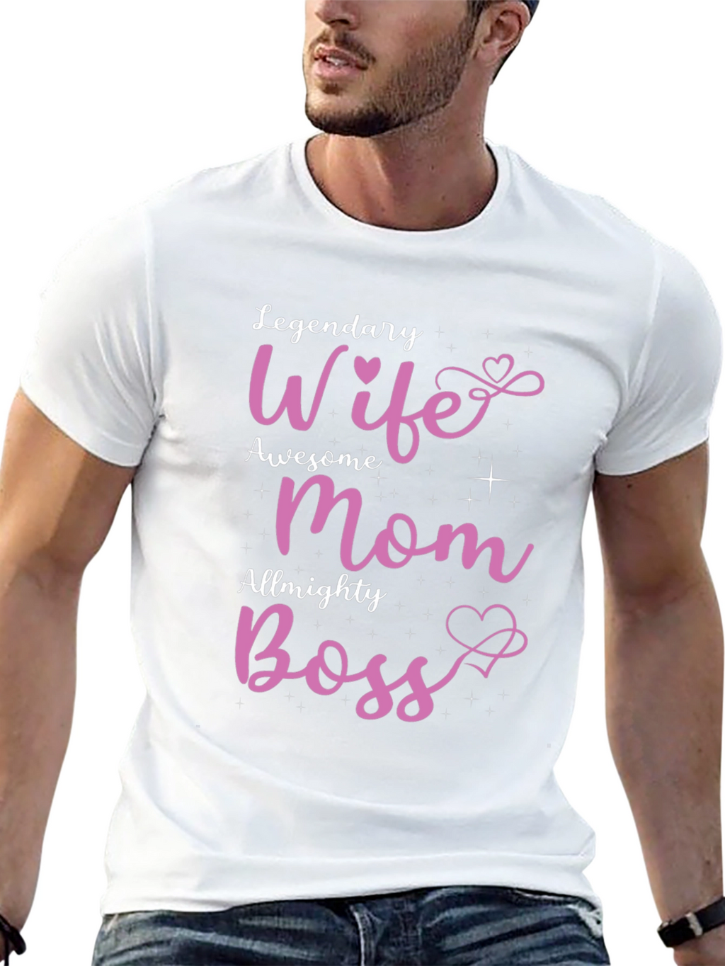 Legendary Wife Awesome Mom Almighty Boss T-Shirt