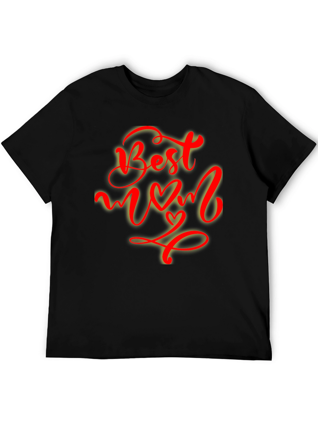 Best Mom Ever T-Shirt - Heart Design