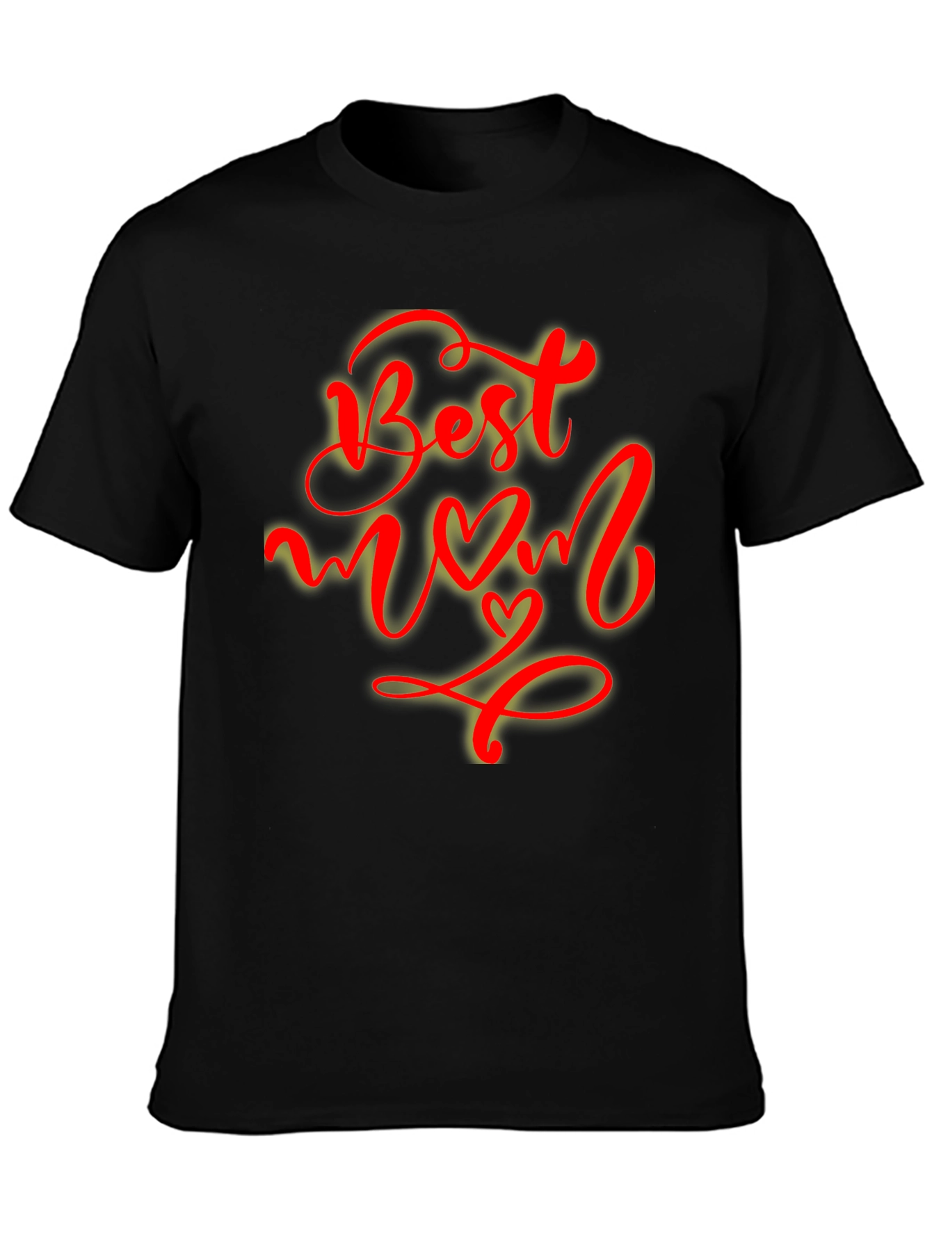 Best Mom Ever T-Shirt - Heart Design