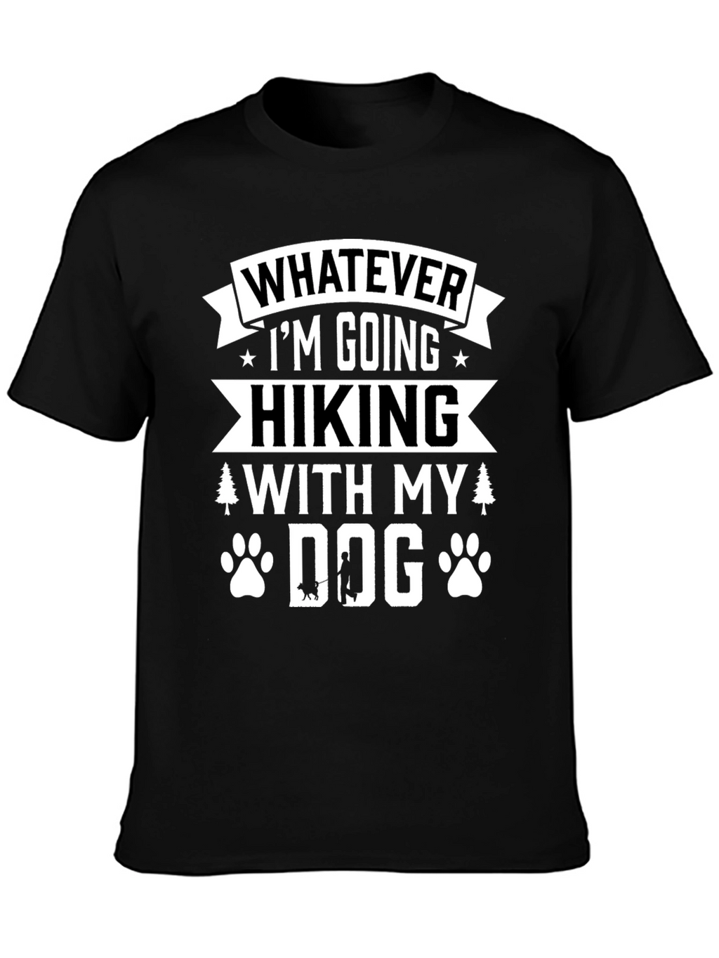 Hiking with My Dog Graphic Tee