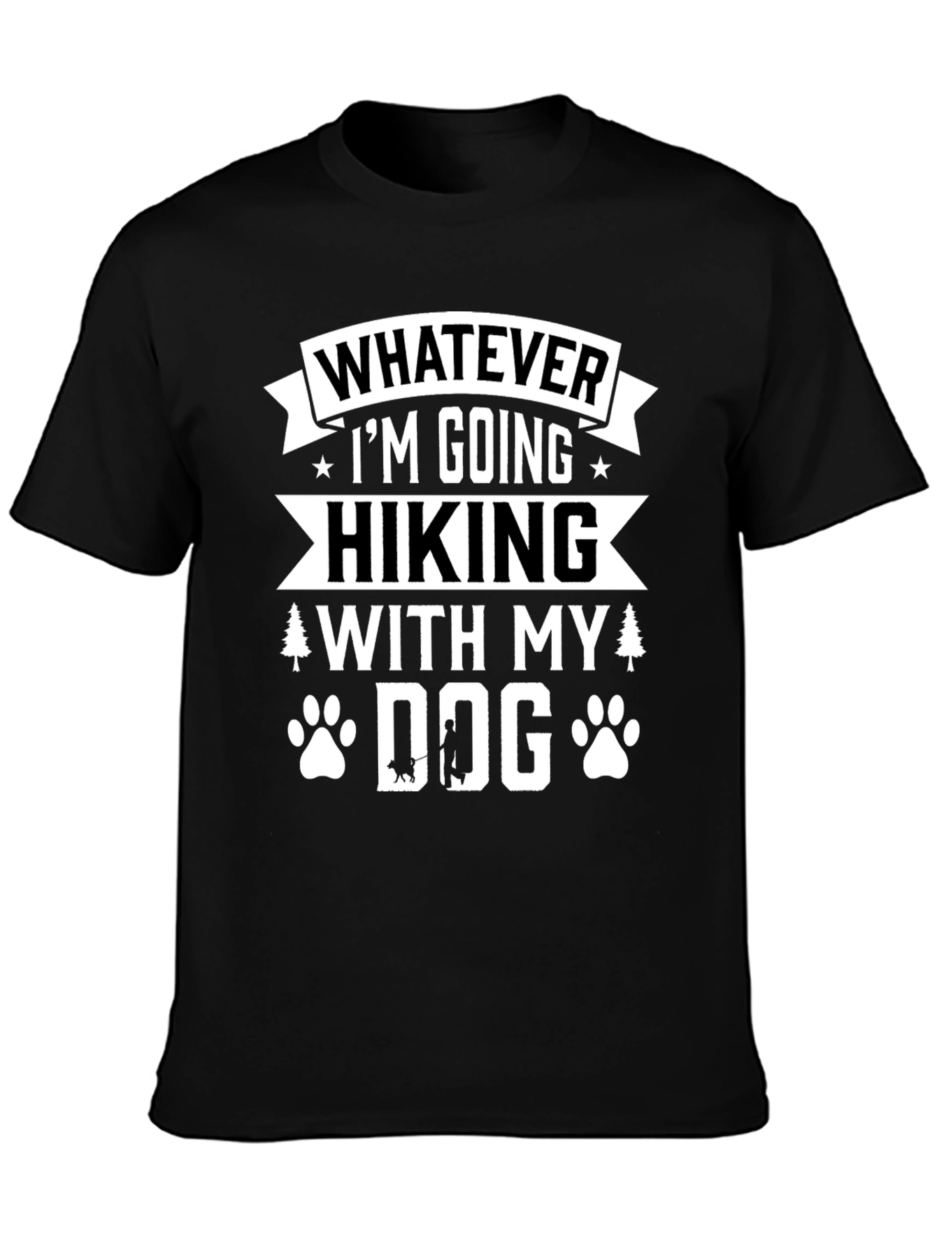 Hiking with My Dog Graphic Tee
