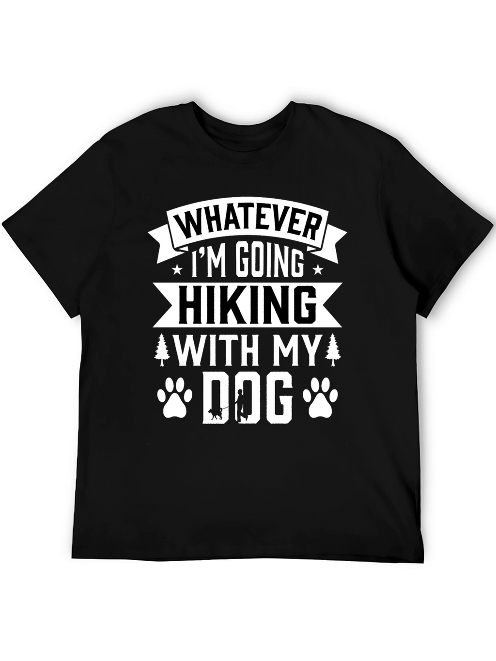 Hiking with My Dog Graphic Tee