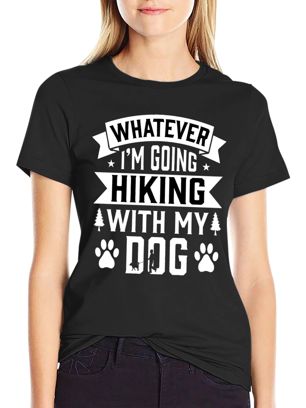 Hiking with My Dog Graphic Tee