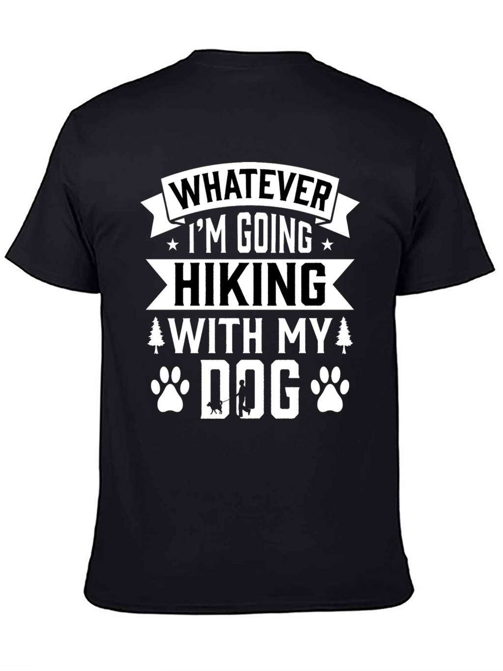 Hiking with My Dog Graphic Tee