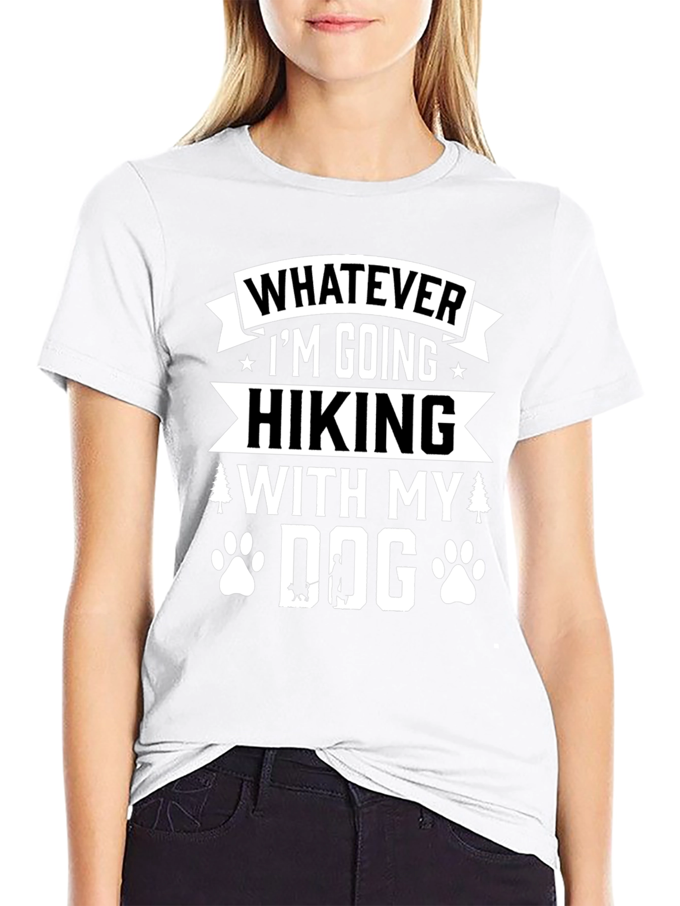 Hiking with My Dog Graphic Tee