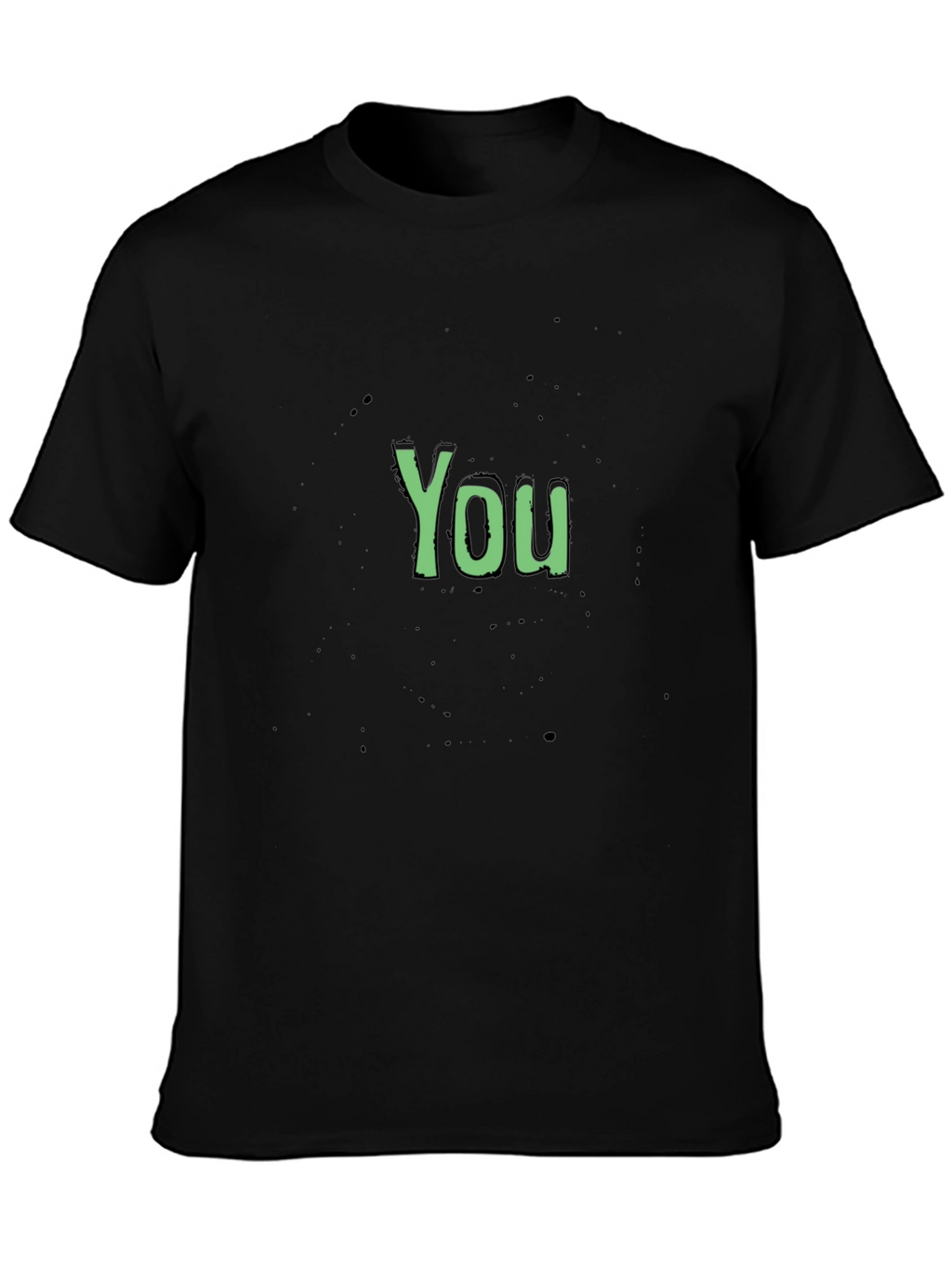 You Graphic Print Black T-Shirt