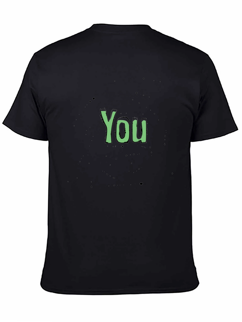 You Graphic Print Black T-Shirt