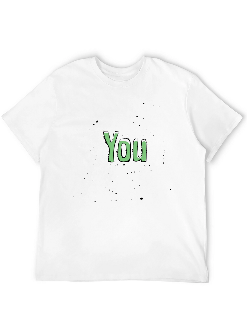 You Graphic Print Black T-Shirt