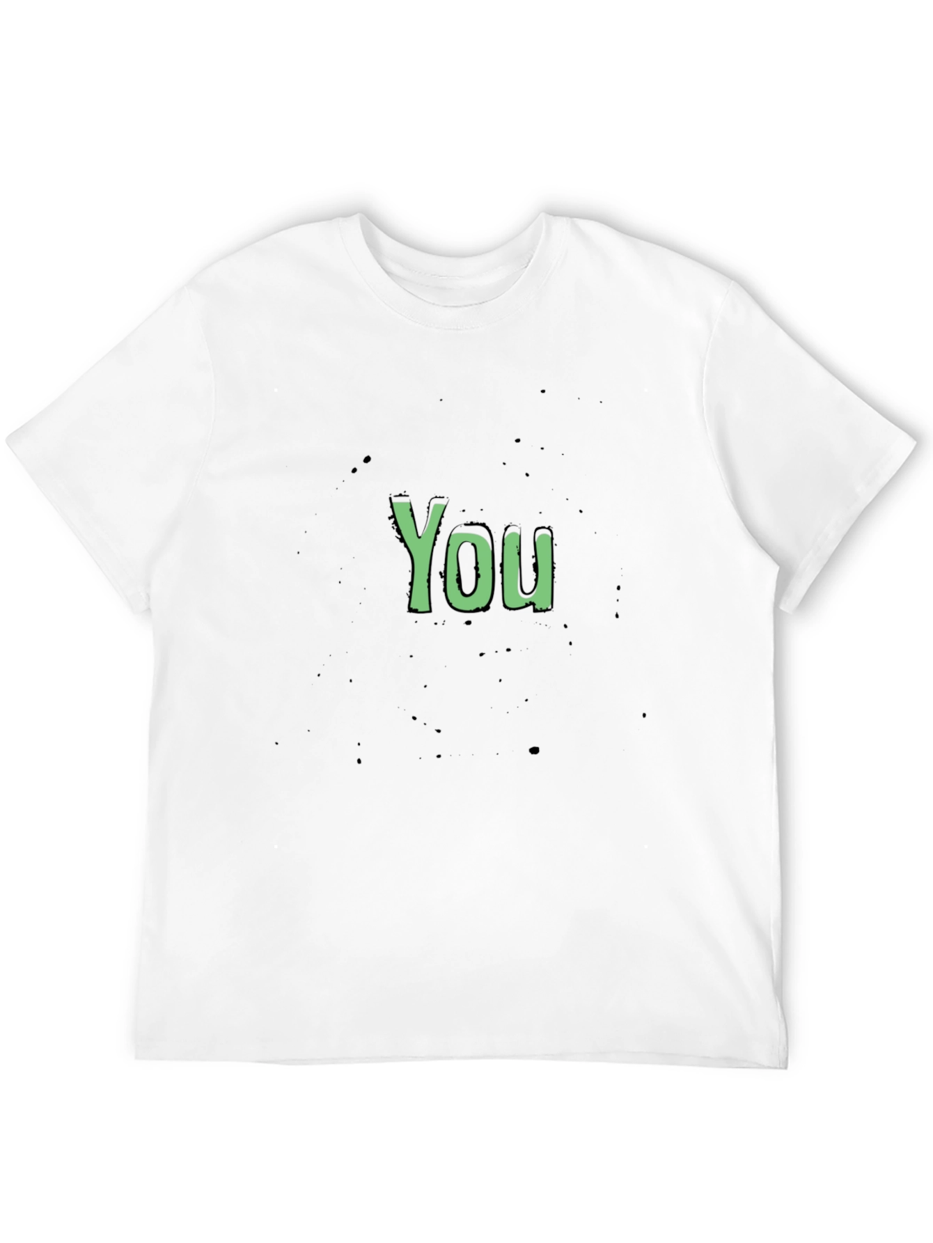 You Graphic Print Black T-Shirt