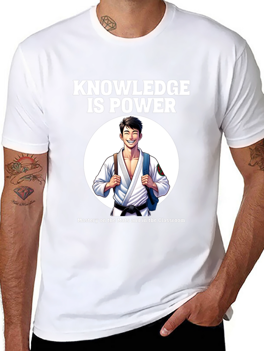 Knowledge is Power Martial Arts T-Shirt