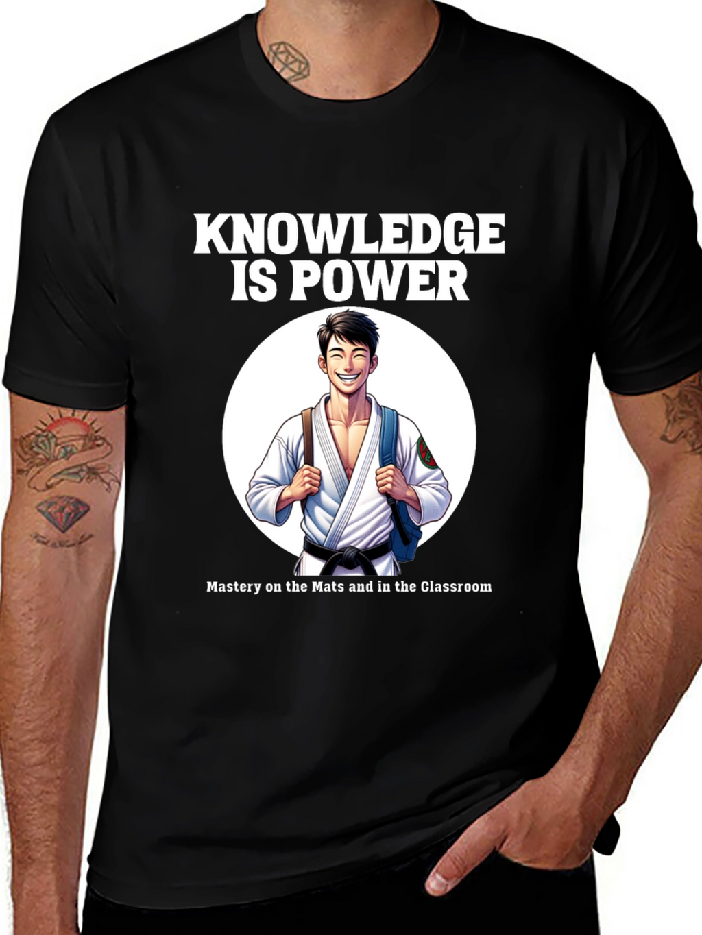 Knowledge is Power Martial Arts T-Shirt