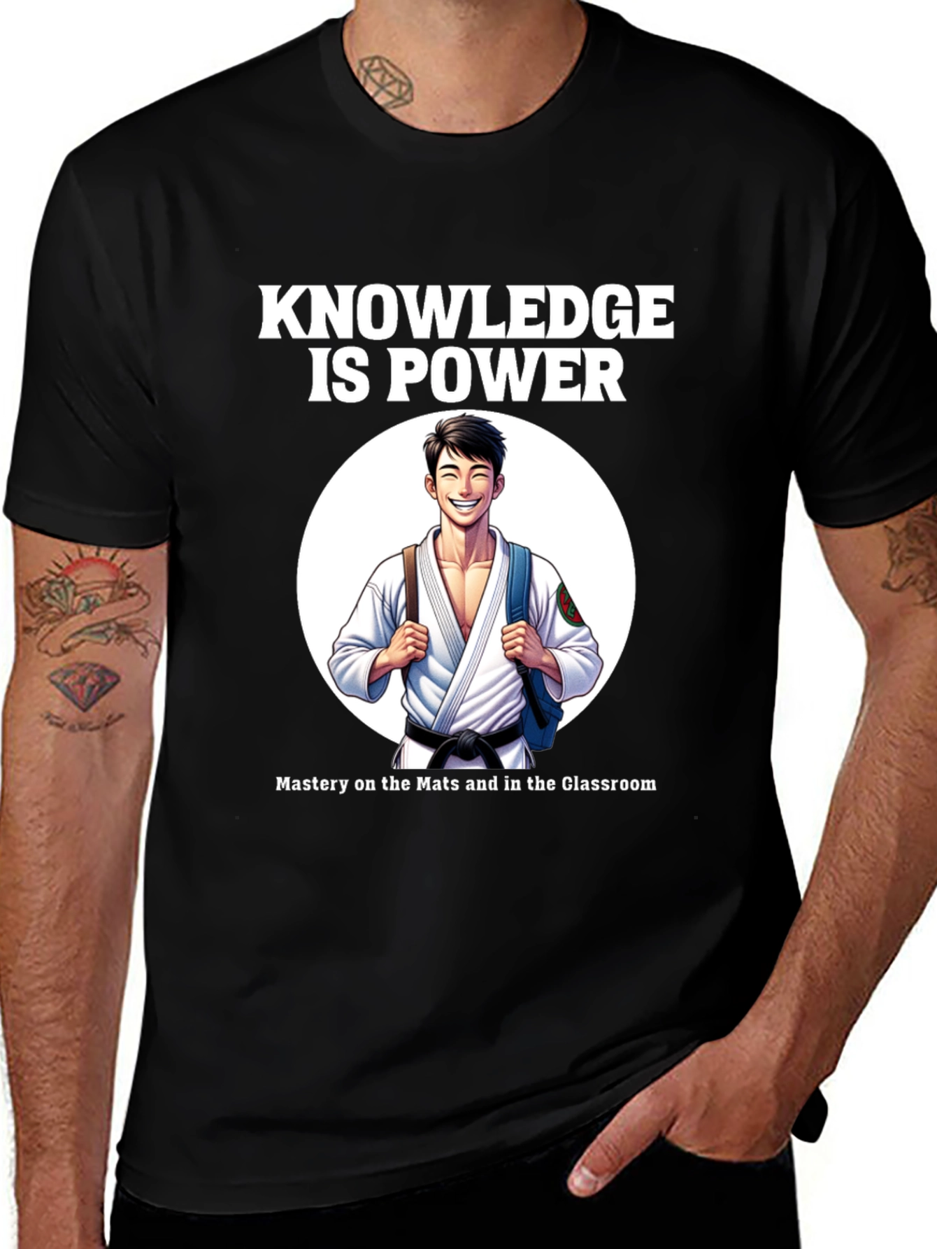 Knowledge is Power Martial Arts T-Shirt